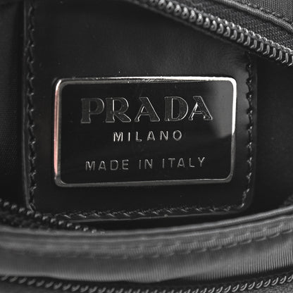 Prada Nylon Vela Flat Messenger Bag Black 10 of 23
