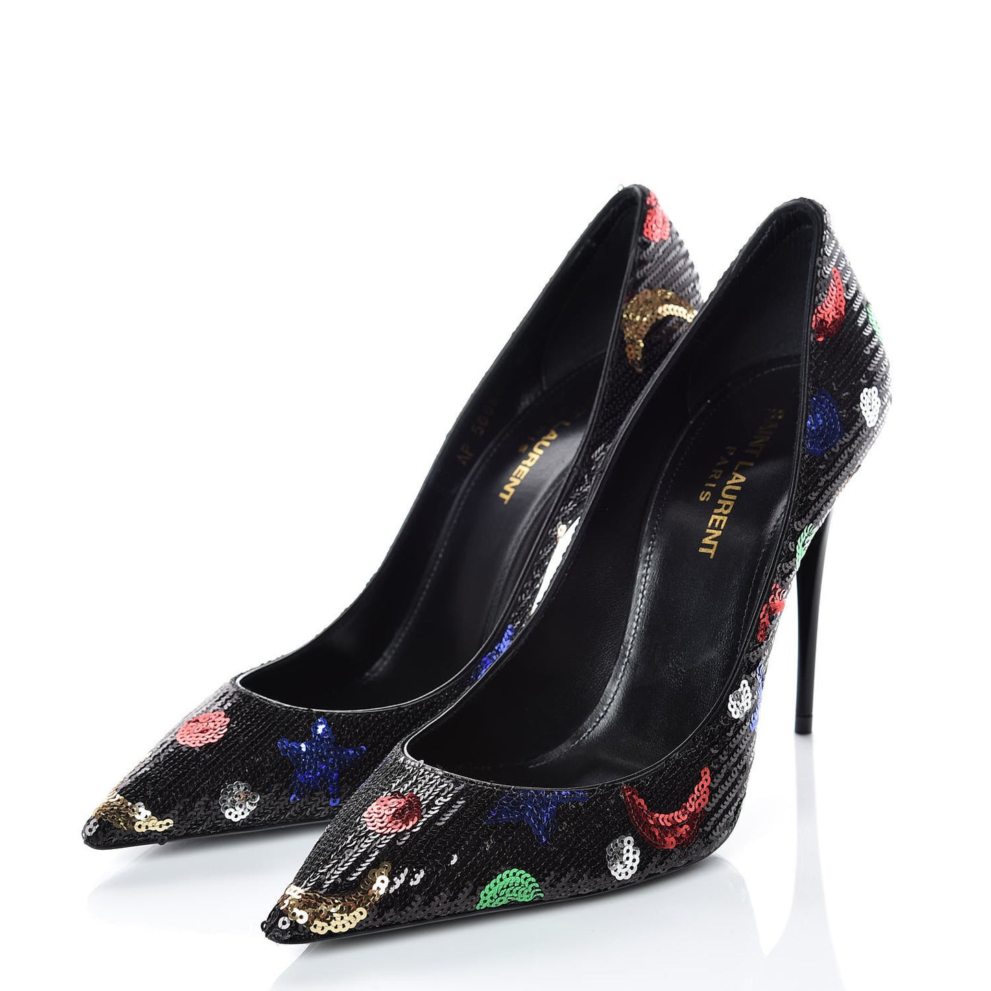 Sequin Palace 105 Pumps 38 Black