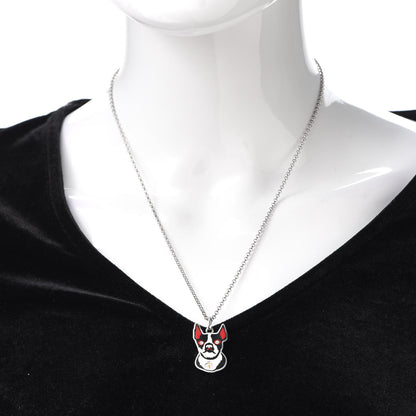 Gucci Sterling Silver Orso Pendant Necklace 2 of 7