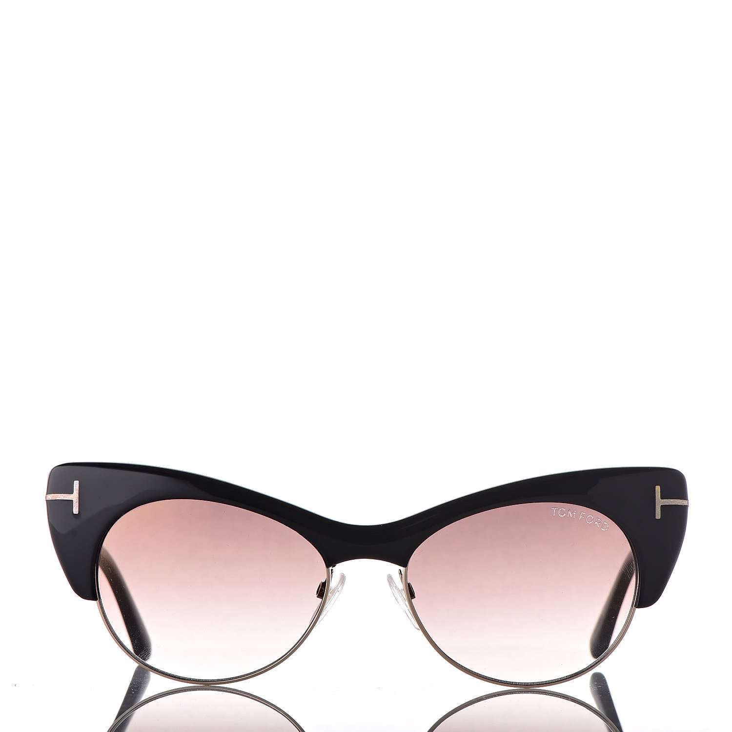 Tom Ford Lola Cat Eye Sunglasses TF387 Black 3 of 9
