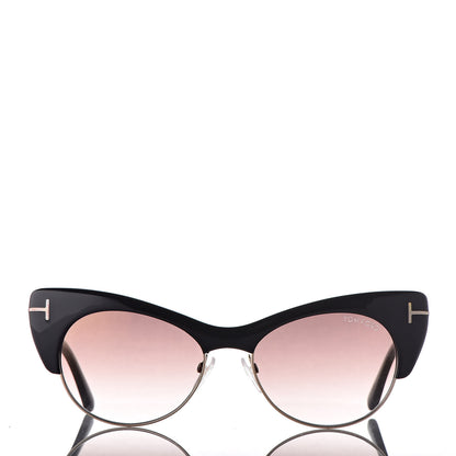 Tom Ford Lola Cat Eye Sunglasses TF387 Black 3 of 9