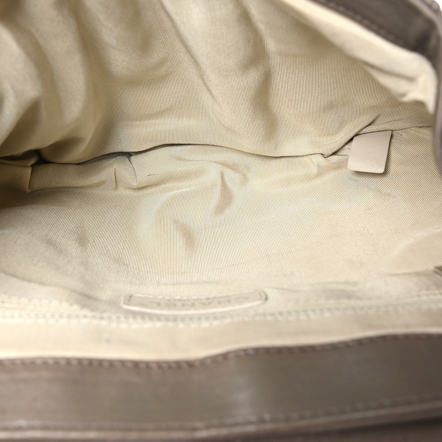 Chanel Washed Lambskin Quilted Medium Chain Around Messenger Taupe 5 of 10