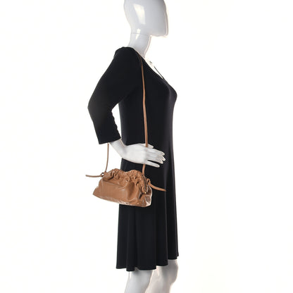 Mansur Gavriel Lambskin Cloud Mini Clutch Caramel 2 of 11
