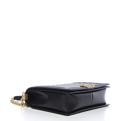 Chanel Lambskin Quilted Large Boy Flap Black 3 of 11