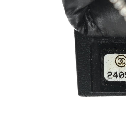 Chanel Metallic Calfskin Keyboard Pouch Black 7 of 10