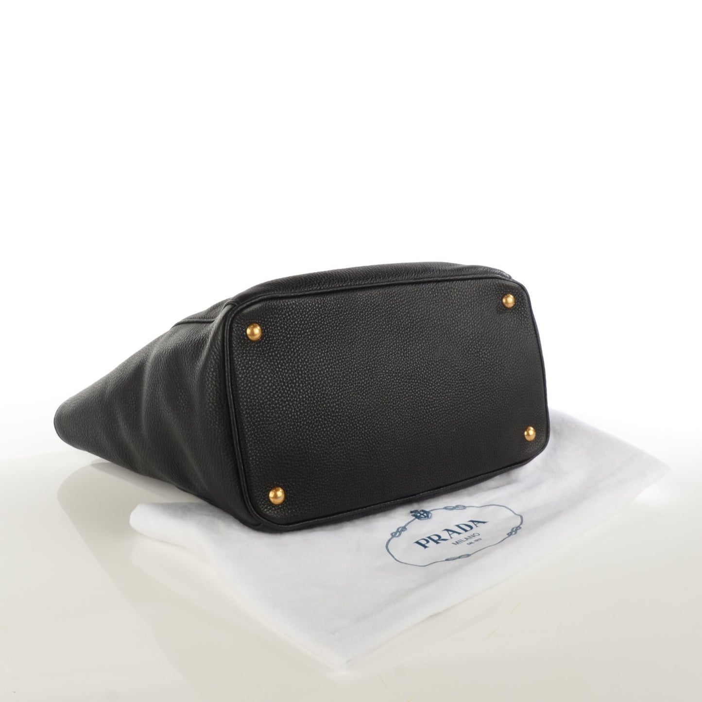 Vitello Daino Tote Nero Black