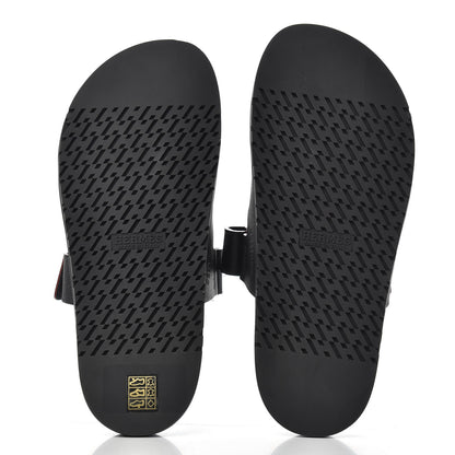 Hermes Epsom Mens Chypre Sandals 43.5 Black 5 of 9