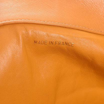 Chanel Lambskin Jumbo CC Shoulder Bag Orange 7 of 12