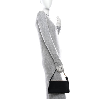 Louis Vuitton Epi Pochette Accessories 24 Black 2 of 11