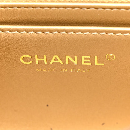 Chanel Lambskin Quilted Mini Rectangular Pearl Crush Flap Black 6 of 13