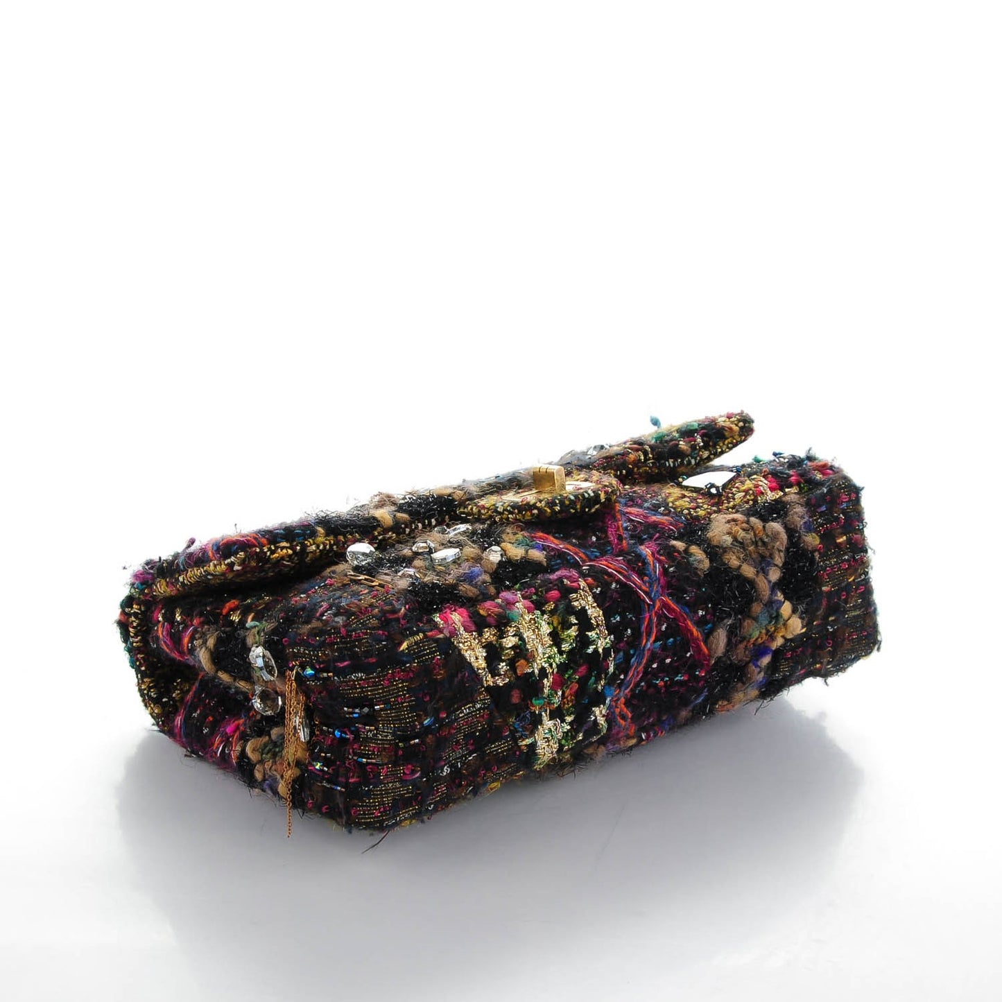 Tweed Crystal Embellished Small Paris Byzance Reissue Flap