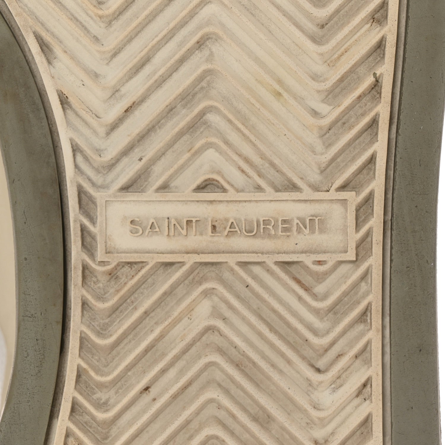 Saint Laurent Calfskin Perforated High Top Sneakers 41 Multicolor 7 of 15