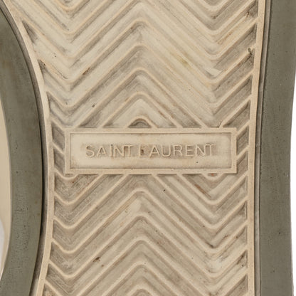 Saint Laurent Calfskin Perforated High Top Sneakers 41 Multicolor 7 of 15