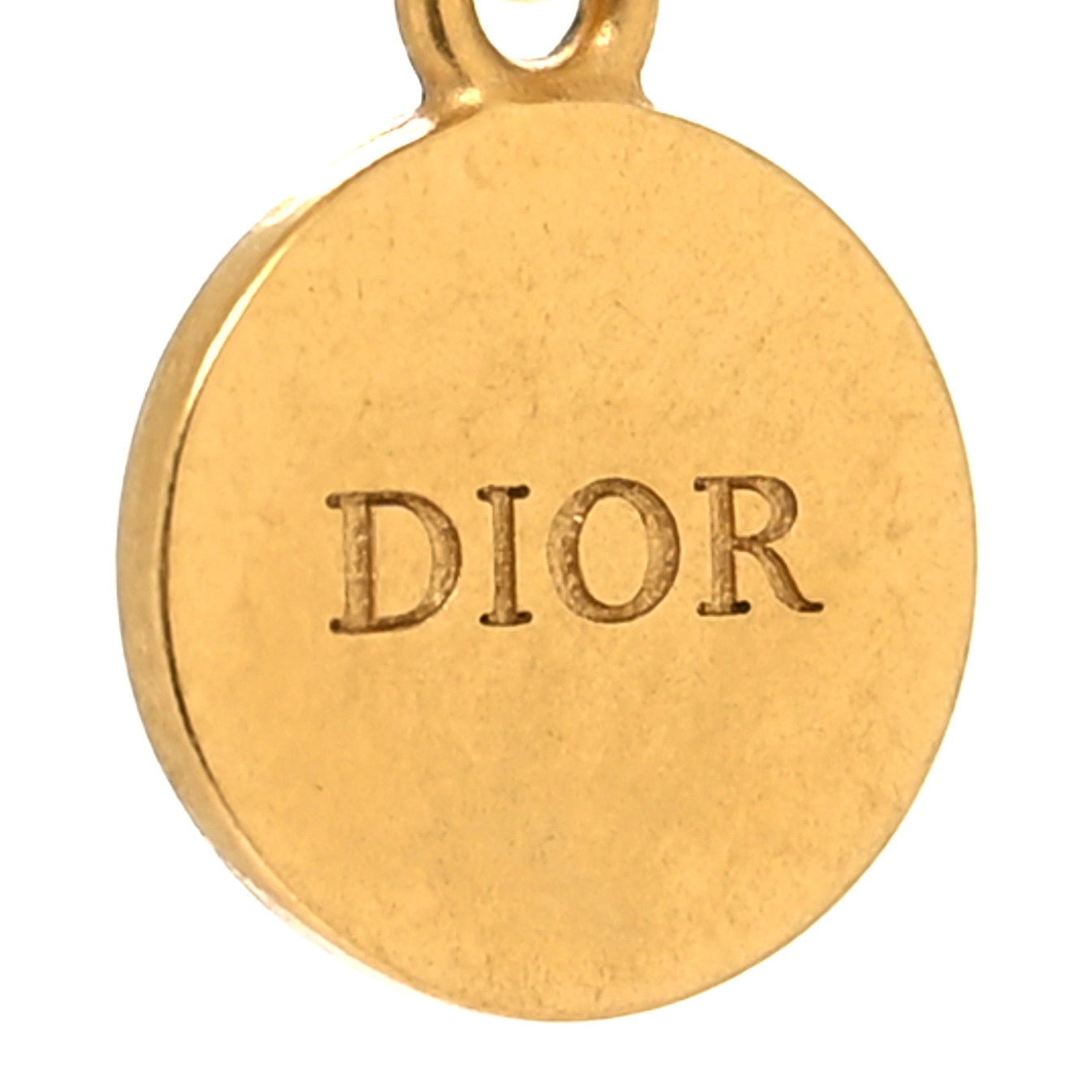 Christian Dior Metal Petit CD Choker Necklace Gold 5 of 5