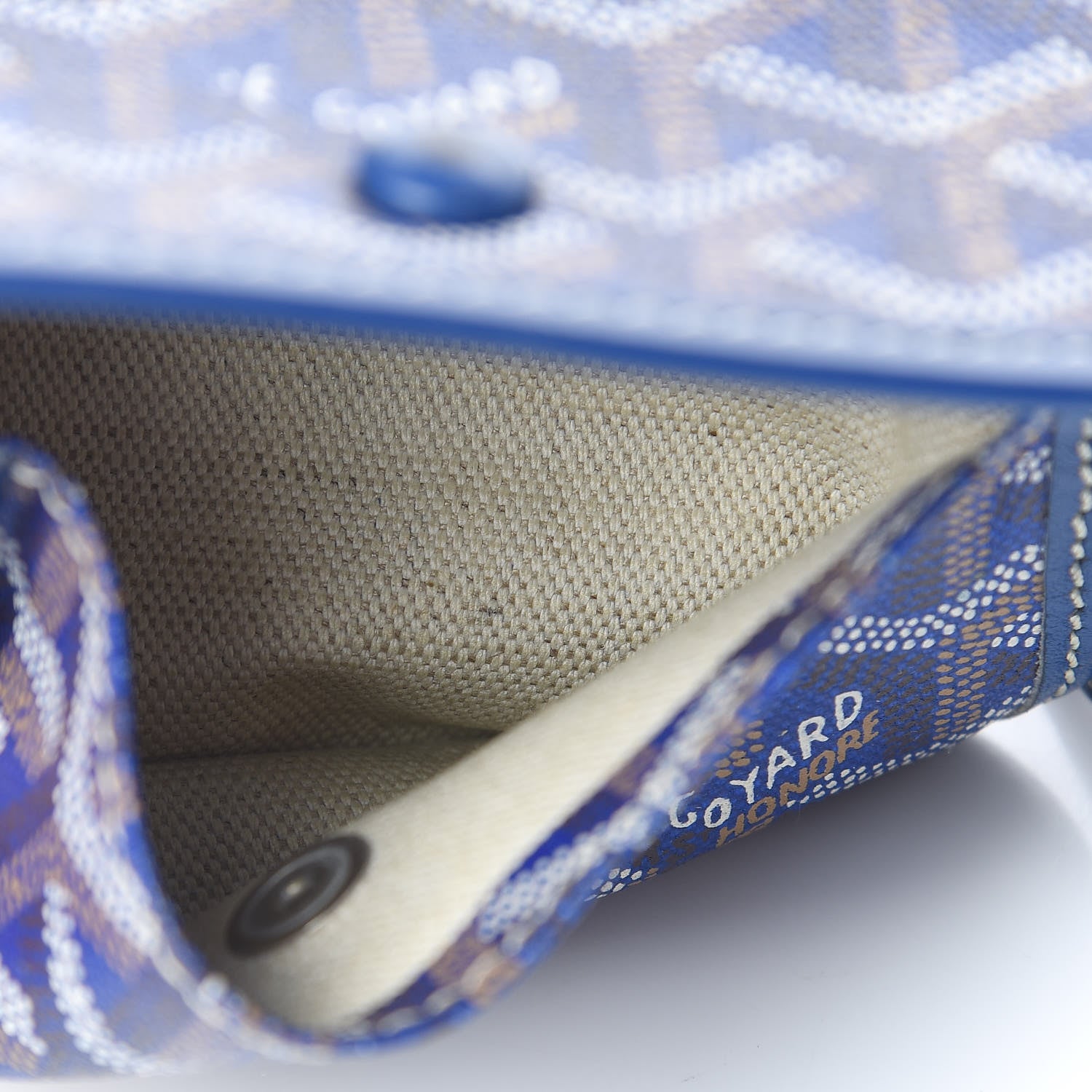 Goyard Saint Louis Junior Jr PM Tote Blue 7 of 26