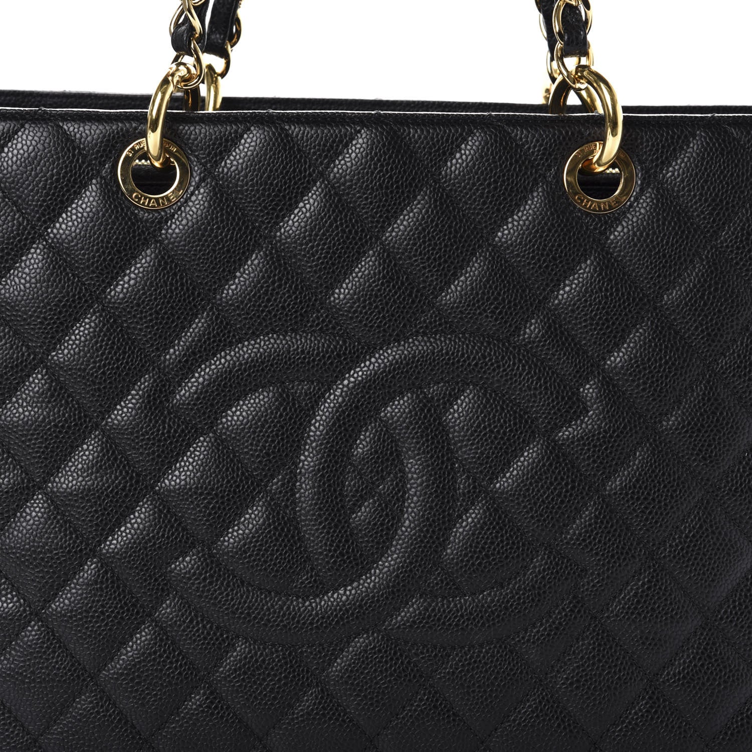 Chanel Caviar Quilted Grand Shopping Tote GST Black 11 of 11