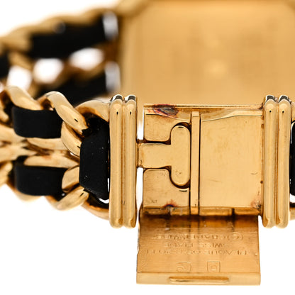 Chanel Stainless Steel Lambskin 20mm Chain Premiere Quartz Watch Gold M 6 of 6