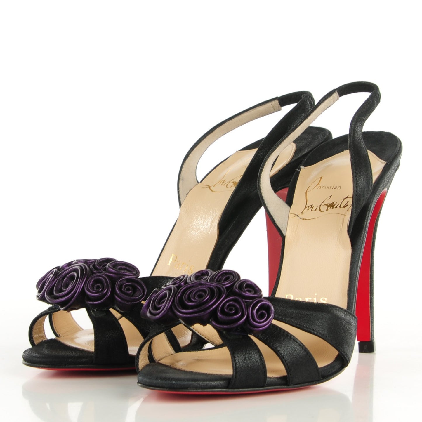 Burma Evita 100 Slingback Sandals 37 Black