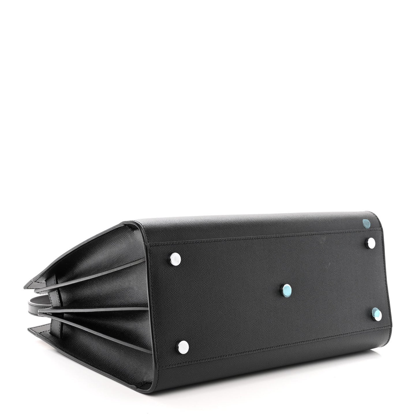Grained Calfskin Small Sac De Jour Black