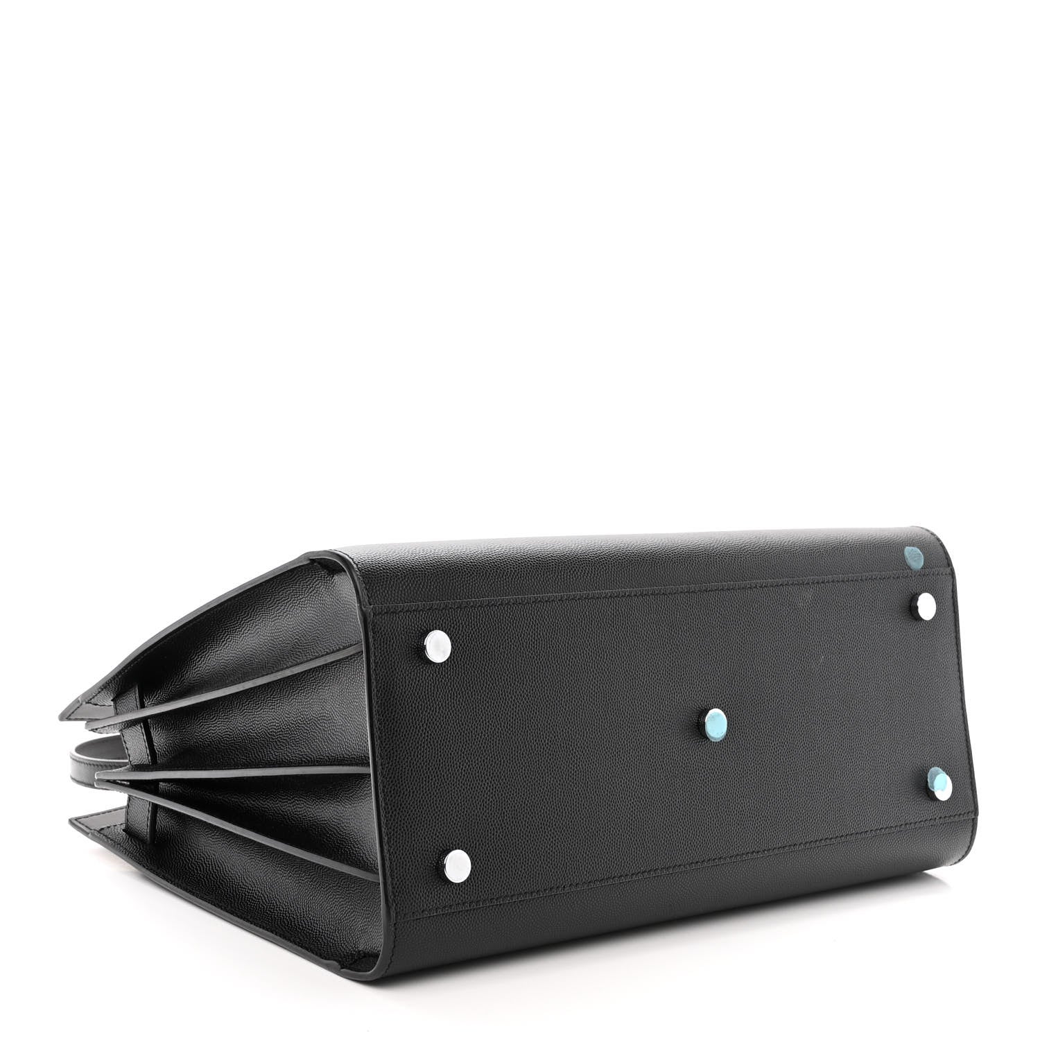 Saint Laurent Grained Calfskin Small Sac De Jour Black 4 of 10