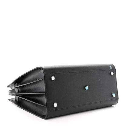 Saint Laurent Grained Calfskin Small Sac De Jour Black 4 of 10