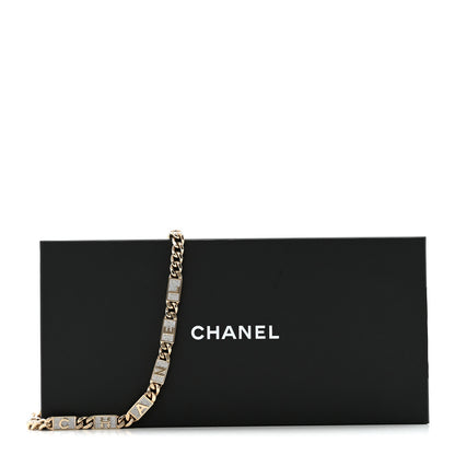 Chanel Crystal CC Chain Letters Belt Gold 5 of 5