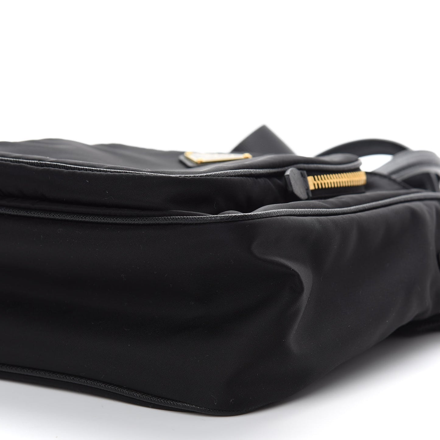 Saffiano Tessuto Nylon Tote Bag Black