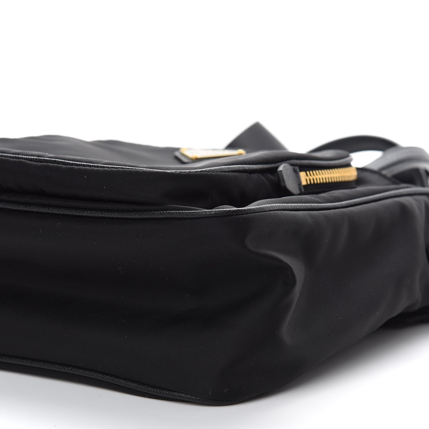 Prada Saffiano Tessuto Nylon Tote Bag Black 8 of 8