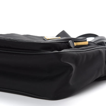 Prada Saffiano Tessuto Nylon Tote Bag Black 8 of 8
