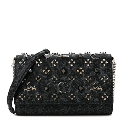 Christian Louboutin Kidflinstar Spikes Loubinthesky Paloma Clutch Paloma Black Multicolor 1 of 7