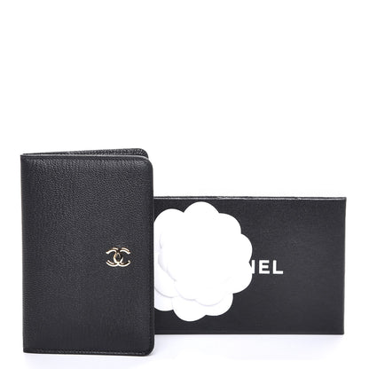 Chanel Goatskin Card Holder Wallet Black 9 of 9