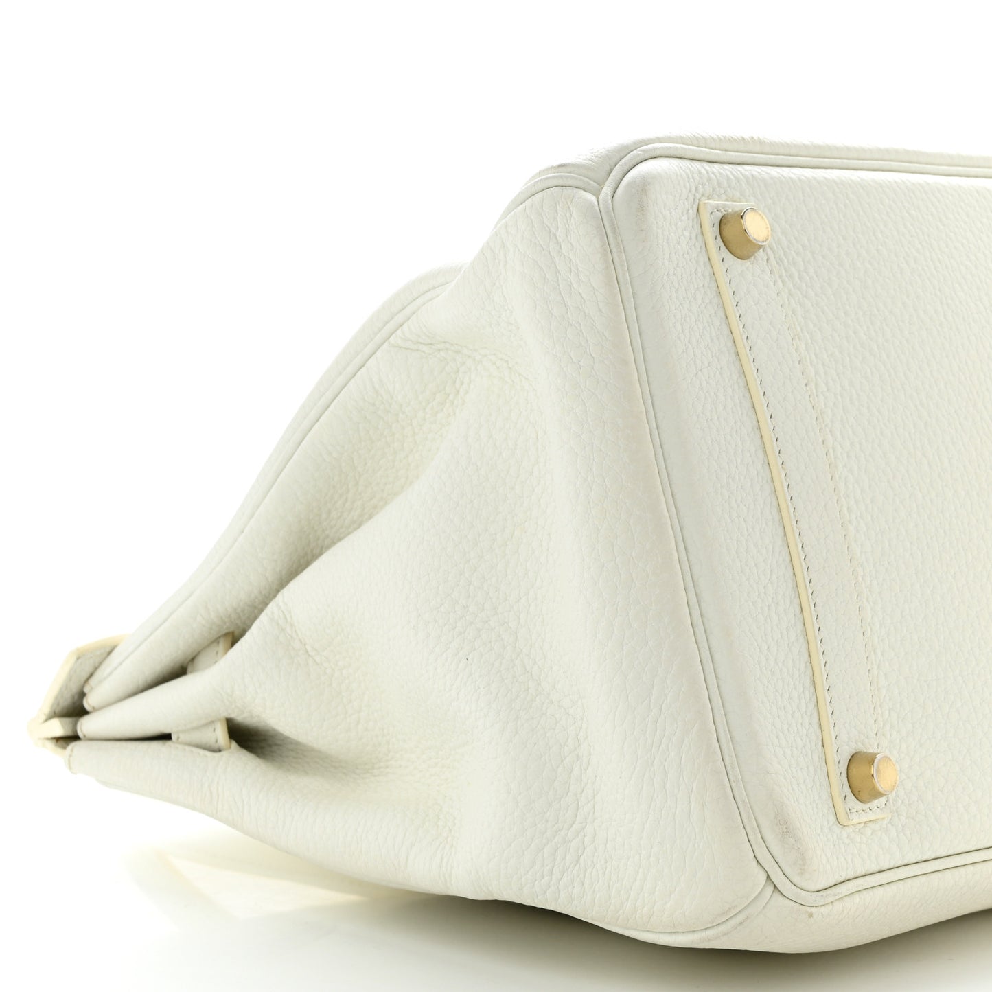 Taurillon Clemence Birkin 35 White