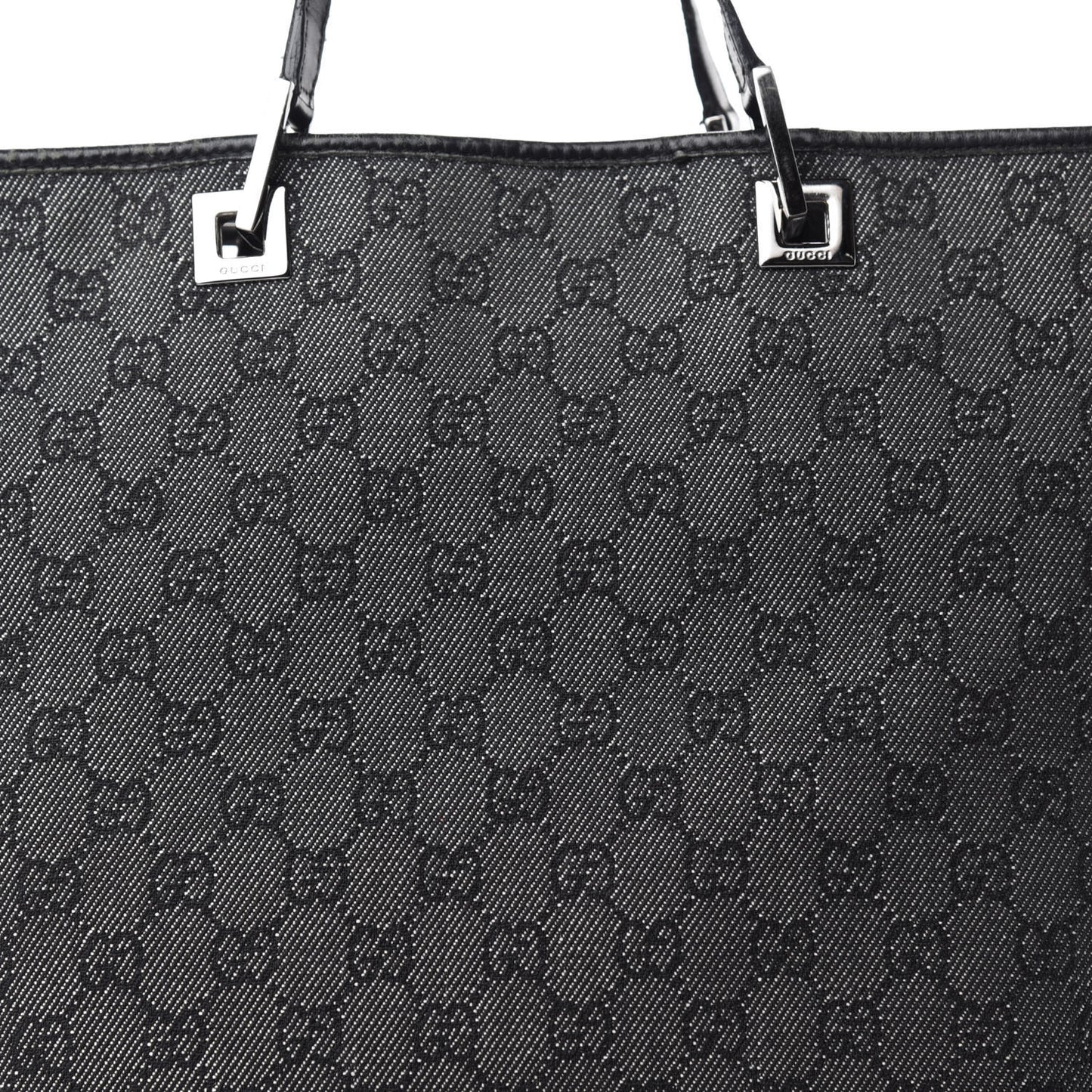 Monogram Bucket Tote Black