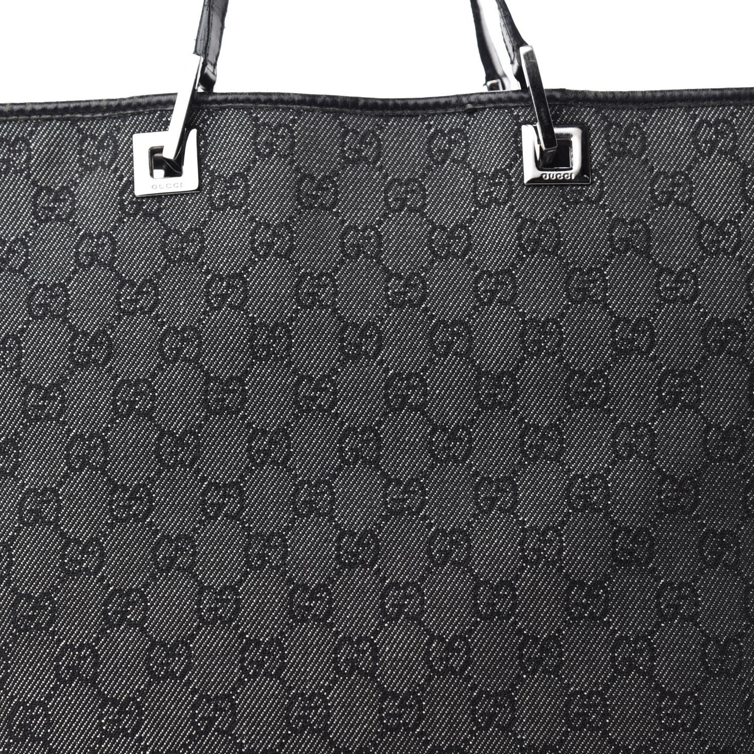 Gucci Monogram Bucket Tote Black 15 of 15