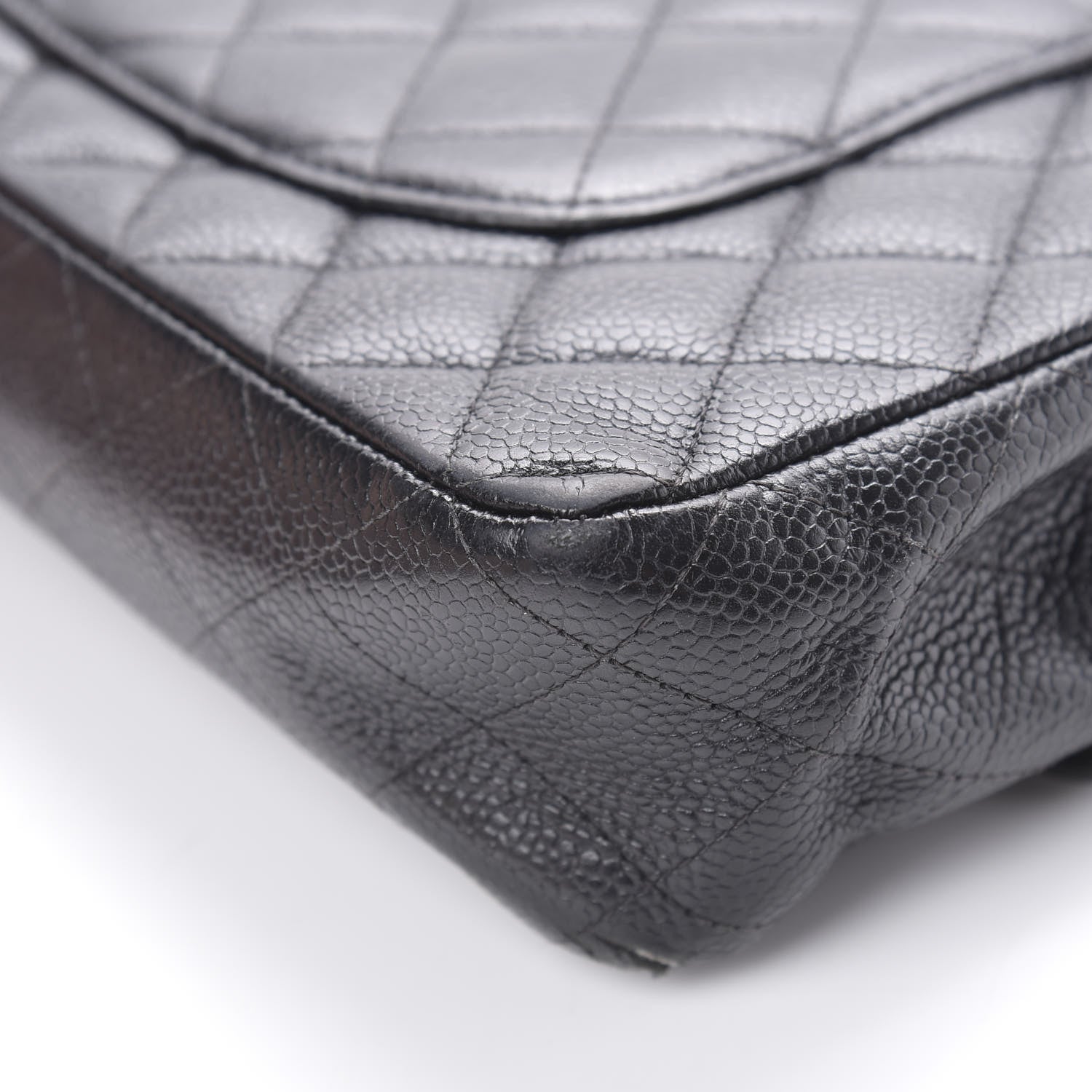 Chanel Caviar Quilted Medium Double Flap Black 11 of 23