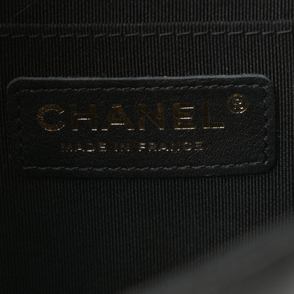 Chanel Calfskin Chevron Quilted Mini Statement Flap Black 6 of 13