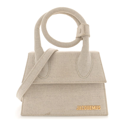Jacquemus Linen Le Chiquito Noeud Light Greige 1 of 12
