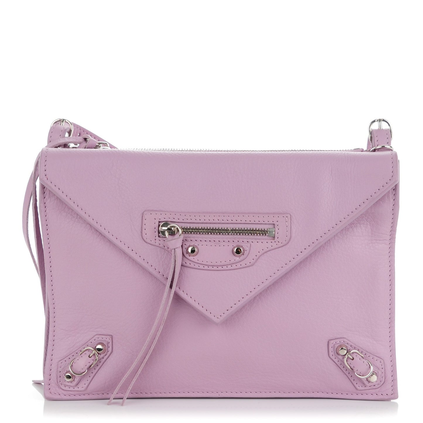 Calfskin Papier Mini Triple Crossbody Rose Orchid