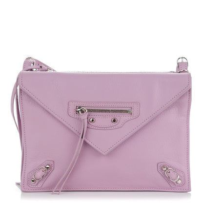 Balenciaga Calfskin Papier Mini Triple Crossbody Rose Orchid 1 of 7