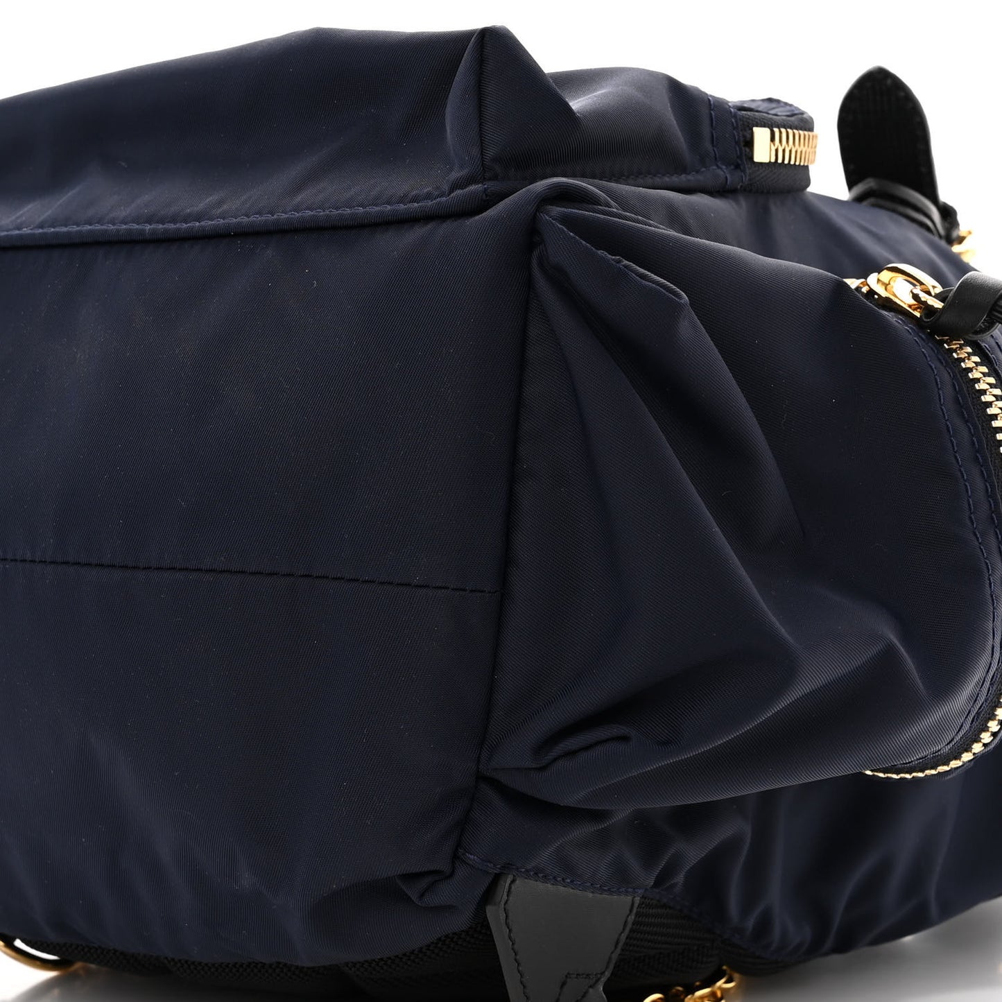 Nylon Medium Crossbody Rucksack Backpack Ink Blue