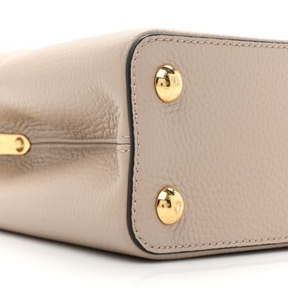Louis Vuitton Taurillon Capucines BB Galet 9 of 10