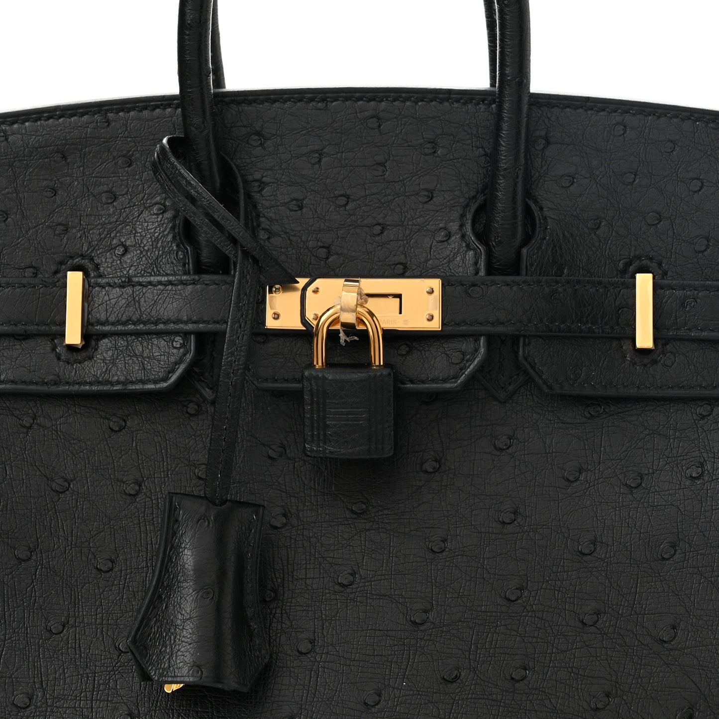 Ostrich Birkin 25 Black