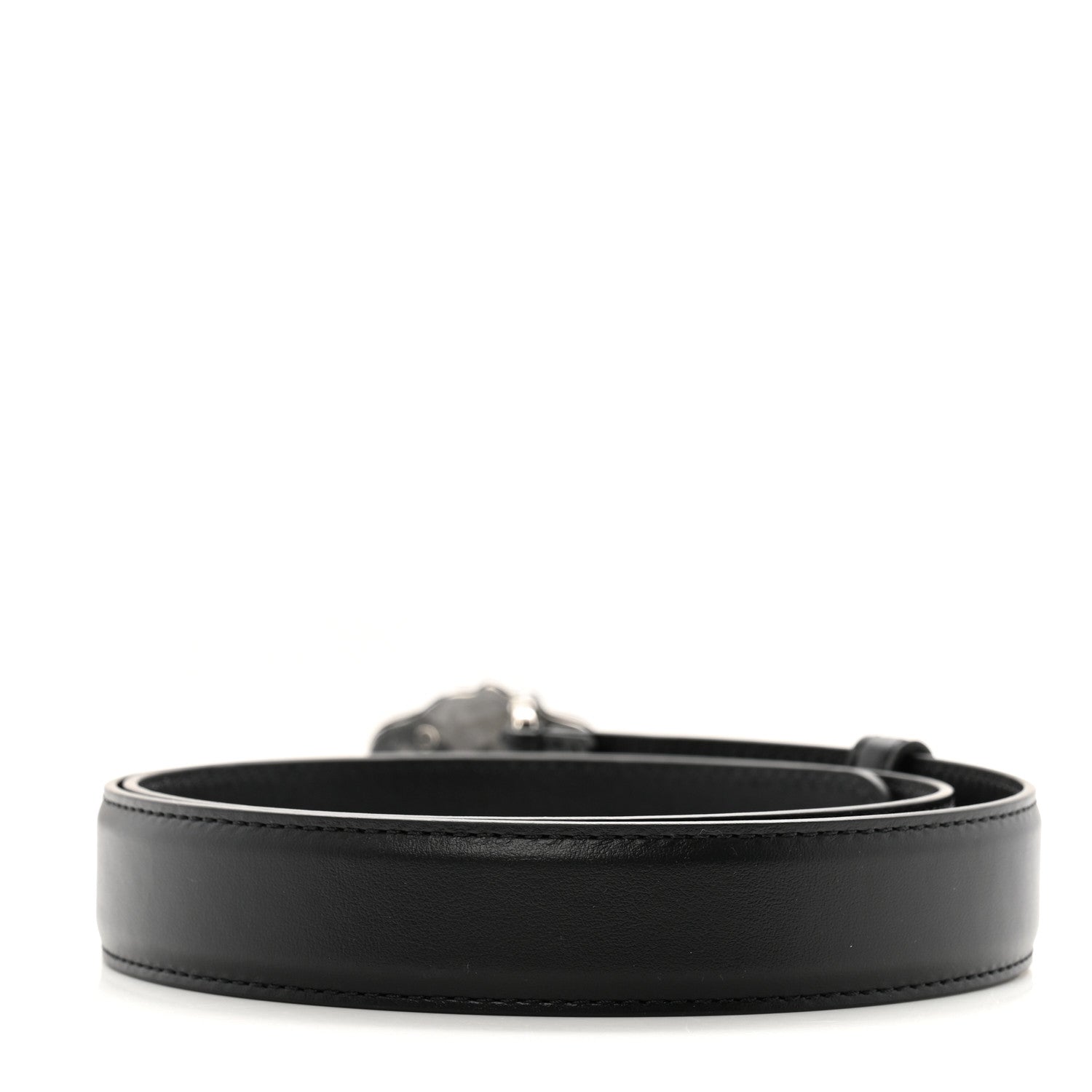 Versace Calfskin Tonal 3cm La Medusa Belt 90 36 Black 2 of 6