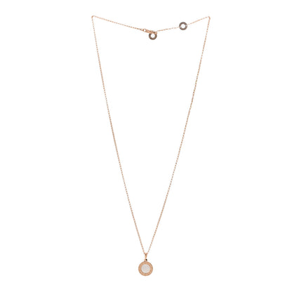 Bulgari 18K Rose Gold Mother of Pearl BVLGARI BVLGARI Pendant Necklace 3 of 4