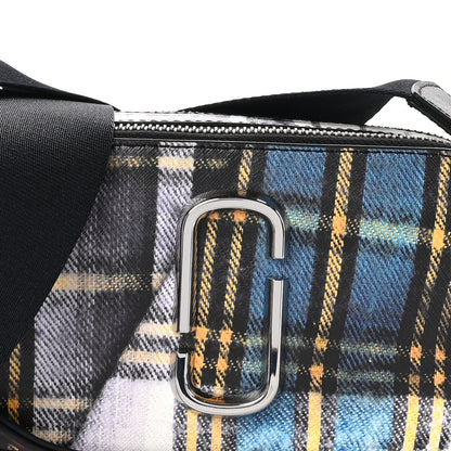Marc Jacobs Saffiano Small Snapshot Tartan Camera Bag Blue Multi 8 of 10