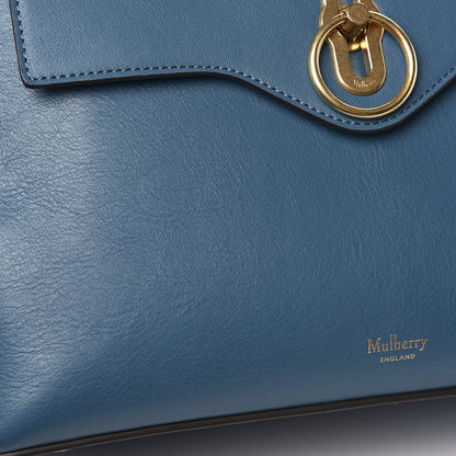 Mulberry Silky Calfskin Small Seaton Nightfall 9 of 13