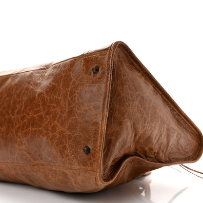 Balenciaga Chevre Classic Hardware Work Caramel 10 of 10