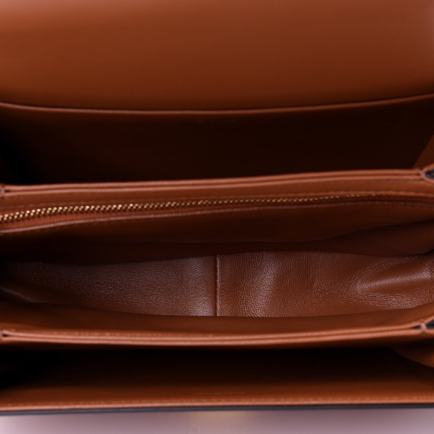 Celine Natural Calfskin Medium Triomphe Tan 4 of 5