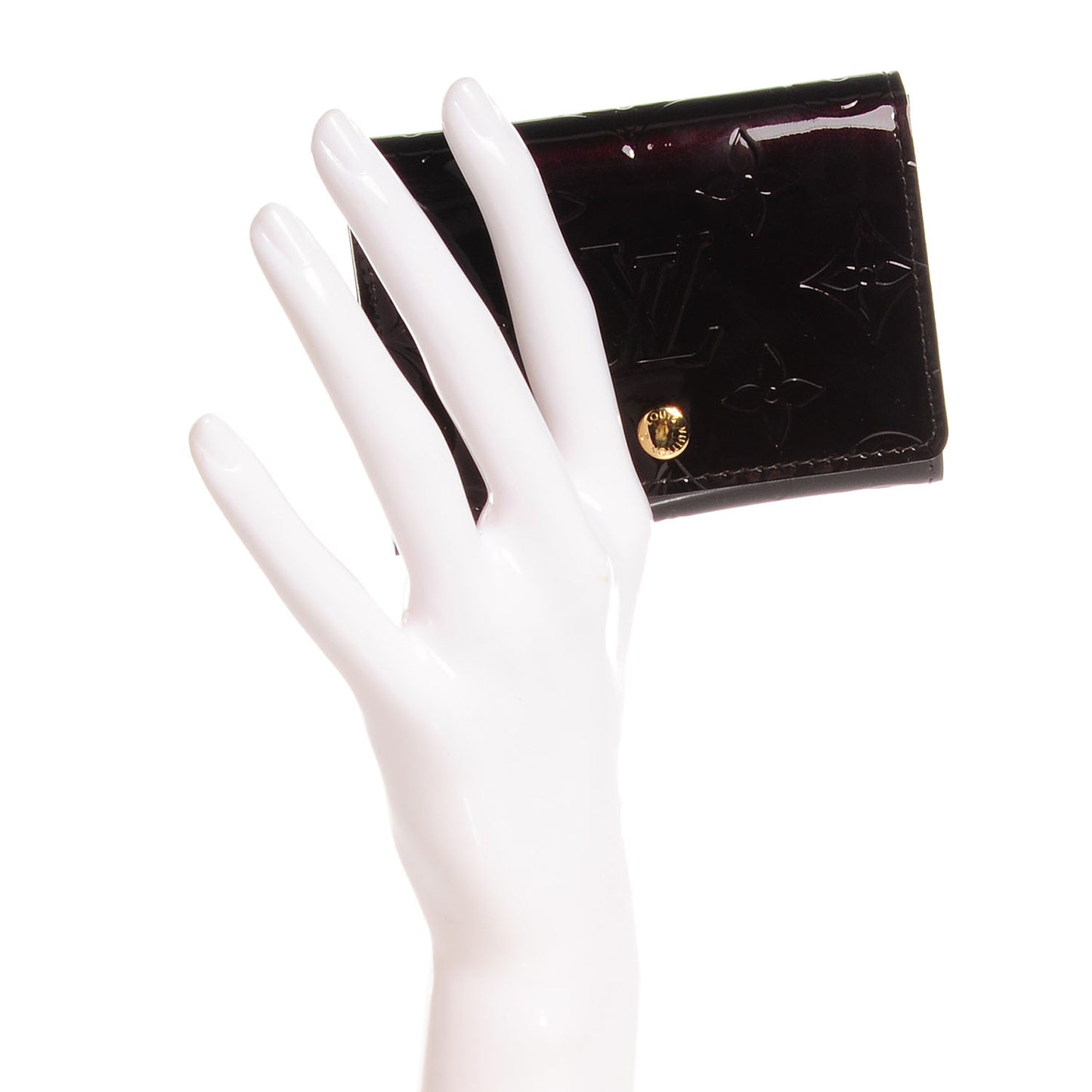 Vernis Business Card Holder Amarante