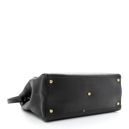 Fendi Vitello Elite Regular 2Jours Tote Black 4 of 14